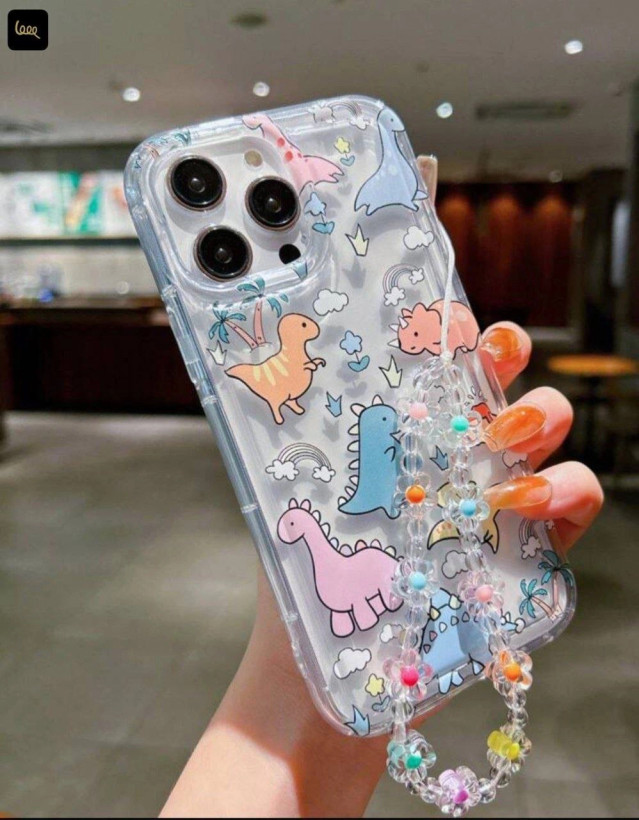 دینو کیس شفاف Dino Clear Case+آویز (LP408)