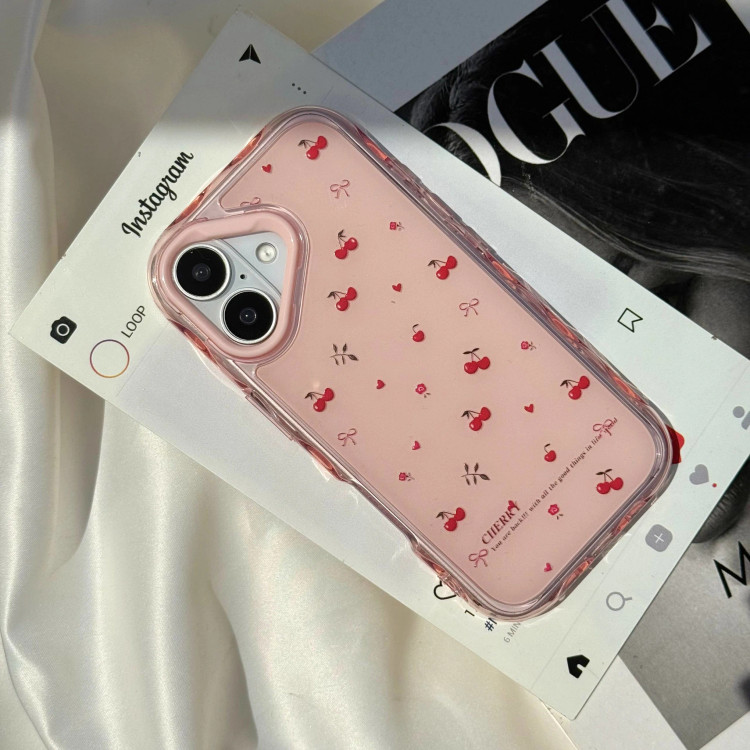 قاب گوشی چری صورتی (Cherry Pinky) (LP426)