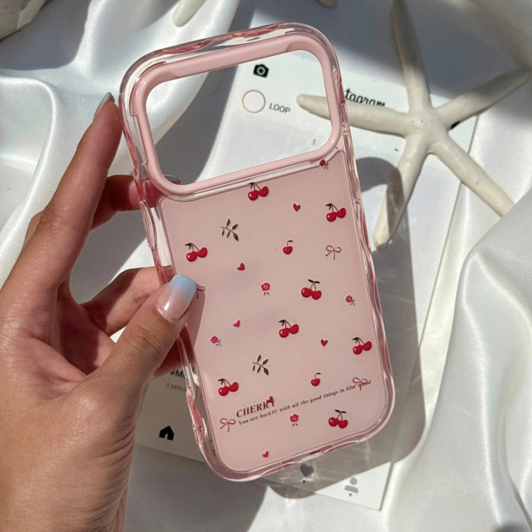 قاب گوشی چری صورتی (Cherry Pinky) (LP426)