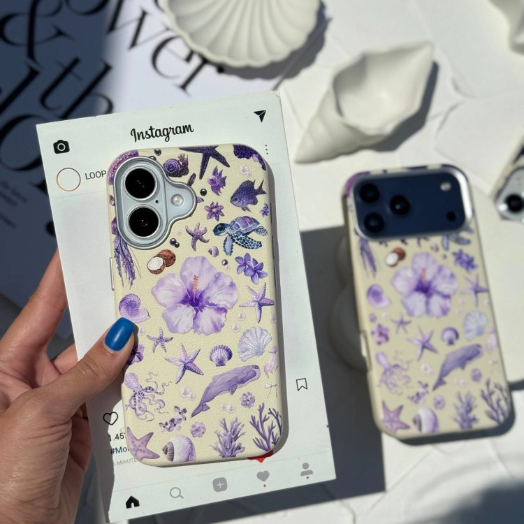 قاب گوشی ماسا بنفش اقیانوسی (Masa Ocean Purple) (LP428)