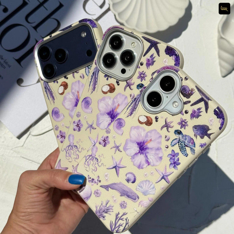 قاب گوشی ماسا بنفش اقیانوسی (Masa Ocean Purple) (LP428)