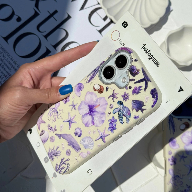 قاب گوشی ماسا بنفش اقیانوسی (Masa Ocean Purple) (LP428)