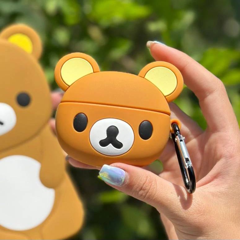قاب ایرپاد خرس سیلیکن (Airpods Case Silicone Bear) (LP435)