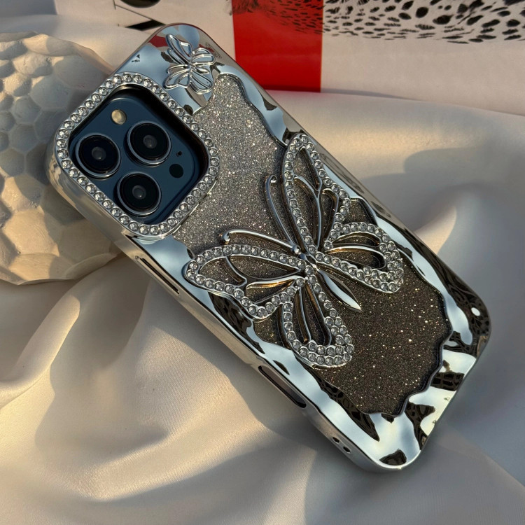 قاب گوشی پروانه نگین دار ۳ بعدی (Butterfly Diamond 3D) (LP471)