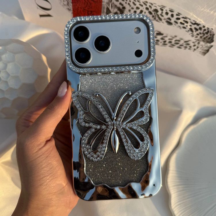 قاب گوشی پروانه نگین دار ۳ بعدی (Butterfly Diamond 3D) (LP471)