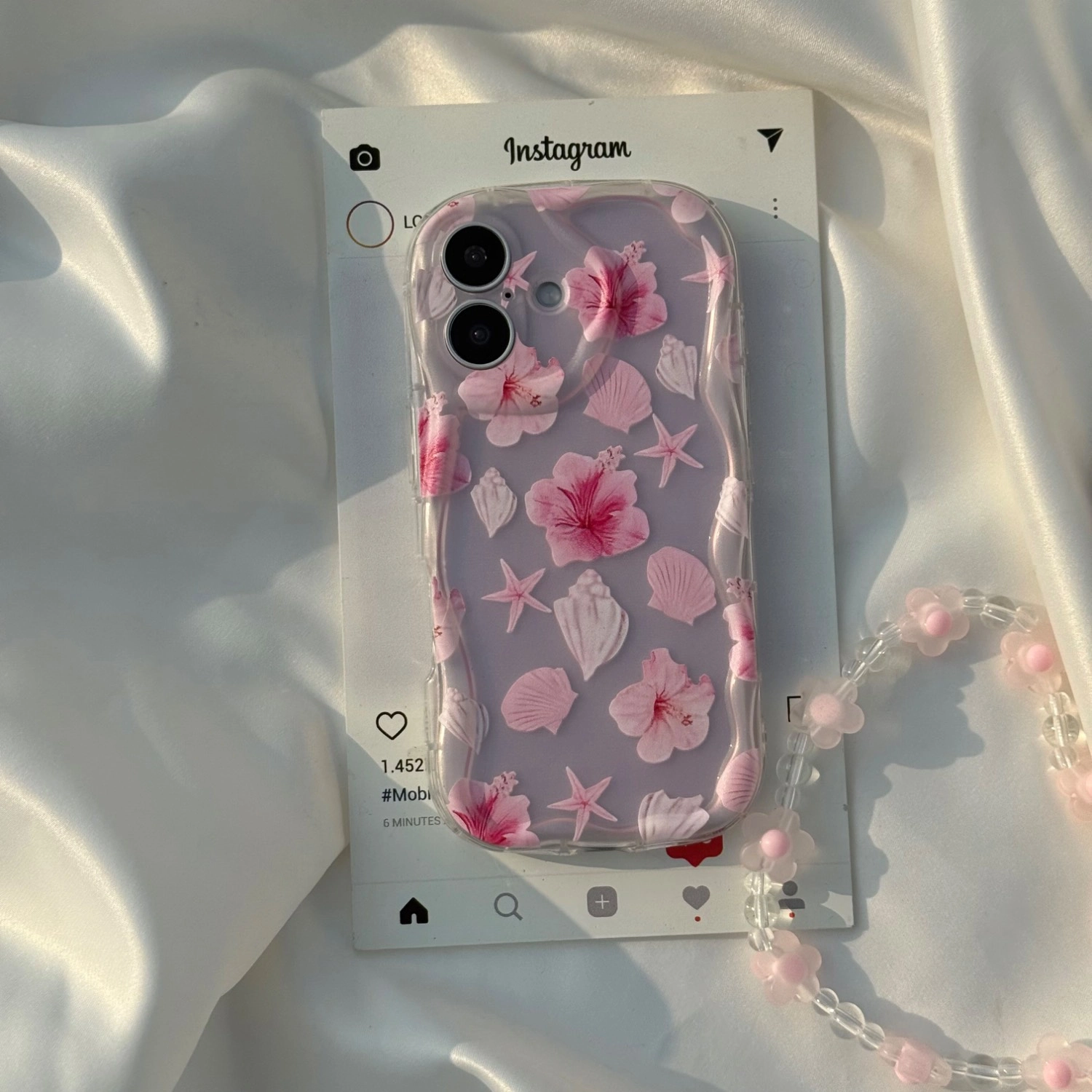 قاب گوشی کاوا دریایی صورتی(Kawa Sea Pinky) (LP473)