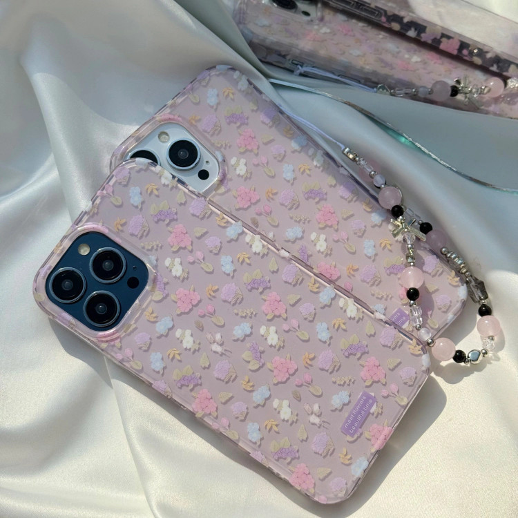 قاب گوشی پینکی فلورال بدون بند(Imd Pinky Floral) (LP504)
