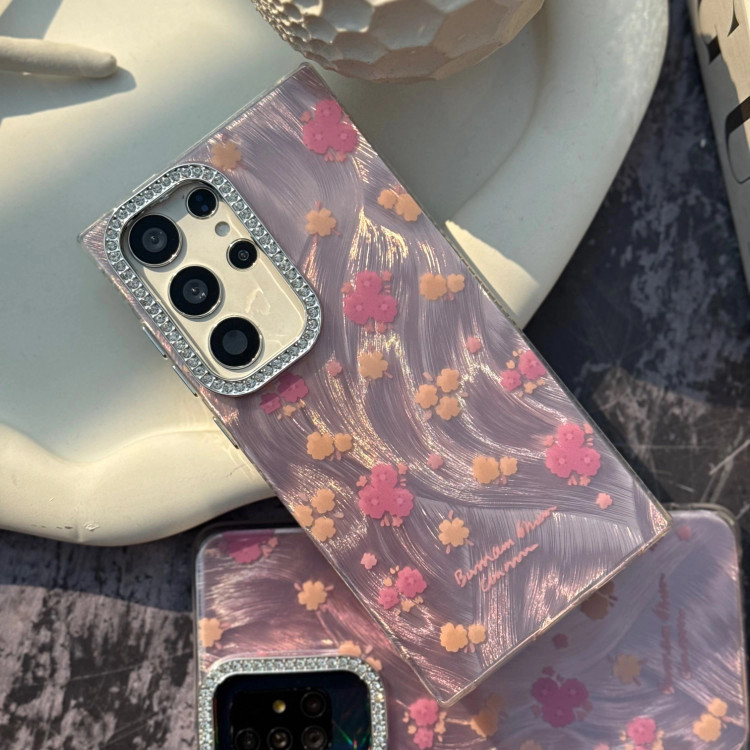 قاب گوشی گلدار یاسی (Imd Lilac Floral) (LP527)