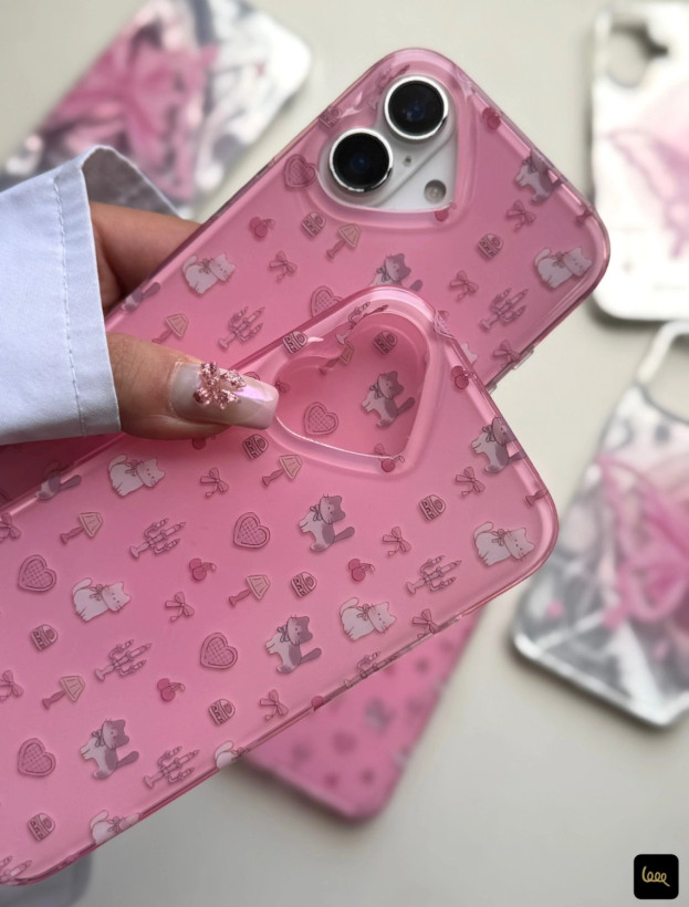 قاب گوشی گربه صورتی (Imd Pinky Cats) (LP547)