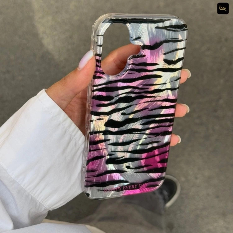 قاب گوشی موجدار زبرا ارغوانی (IMD Wave Zebra Magenta) (LP562)