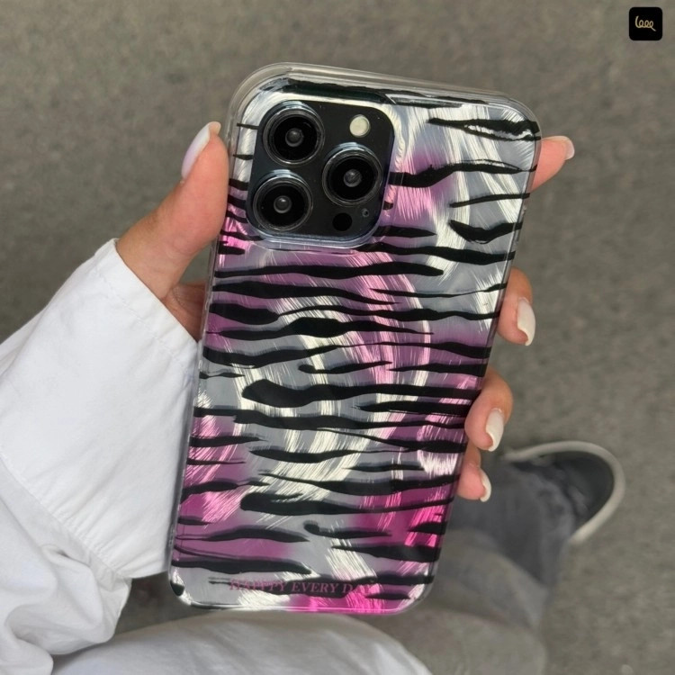 قاب گوشی موجدار زبرا ارغوانی (IMD Wave Zebra Magenta) (LP562)