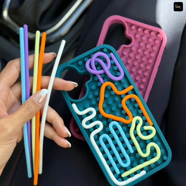 قاب گوشی پازل سیلیکن (Puzzle Case Silicone) (LP570)