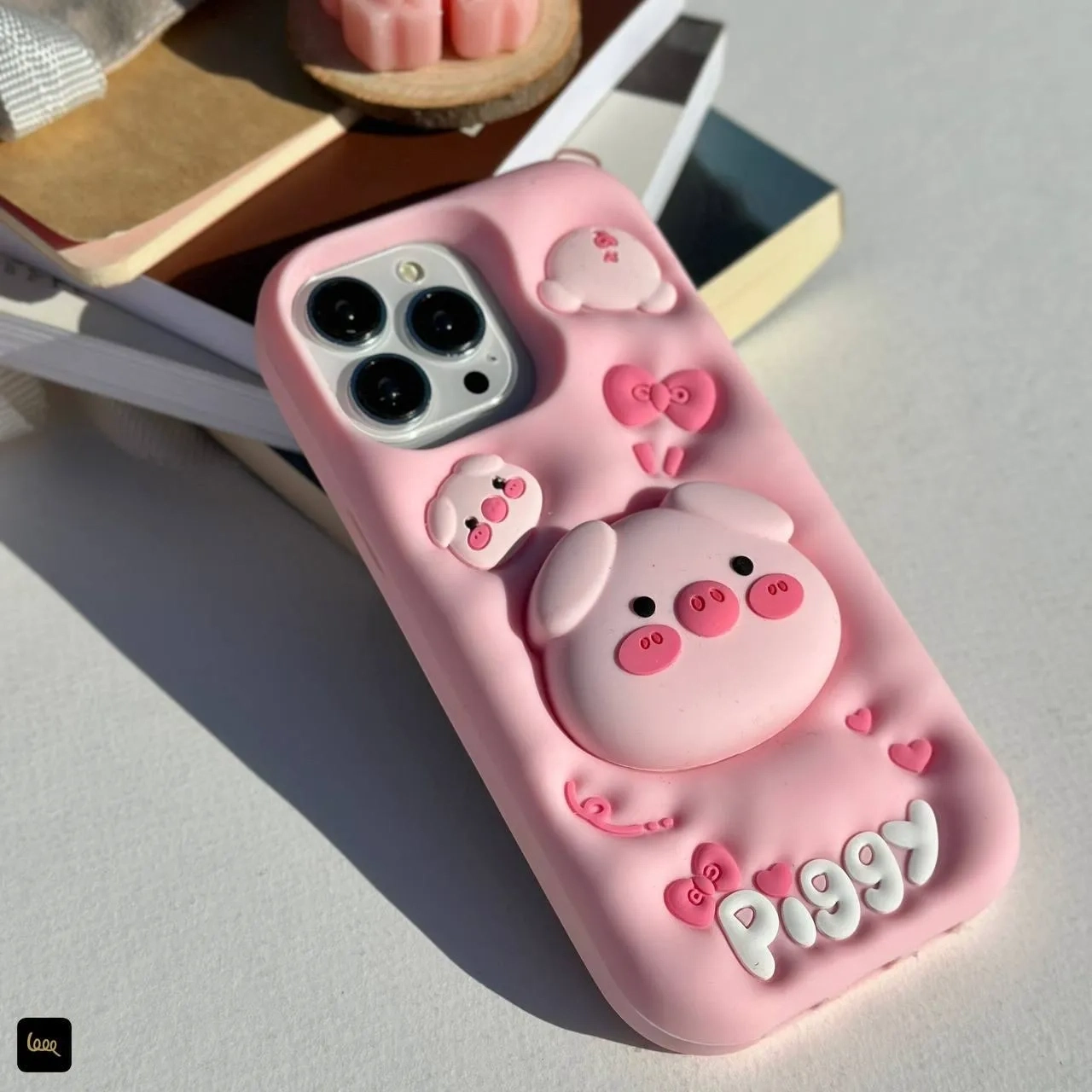 قاب گوشی سیلیکون عروسکی پیگی (Piggy silicone doll case) (LP590)