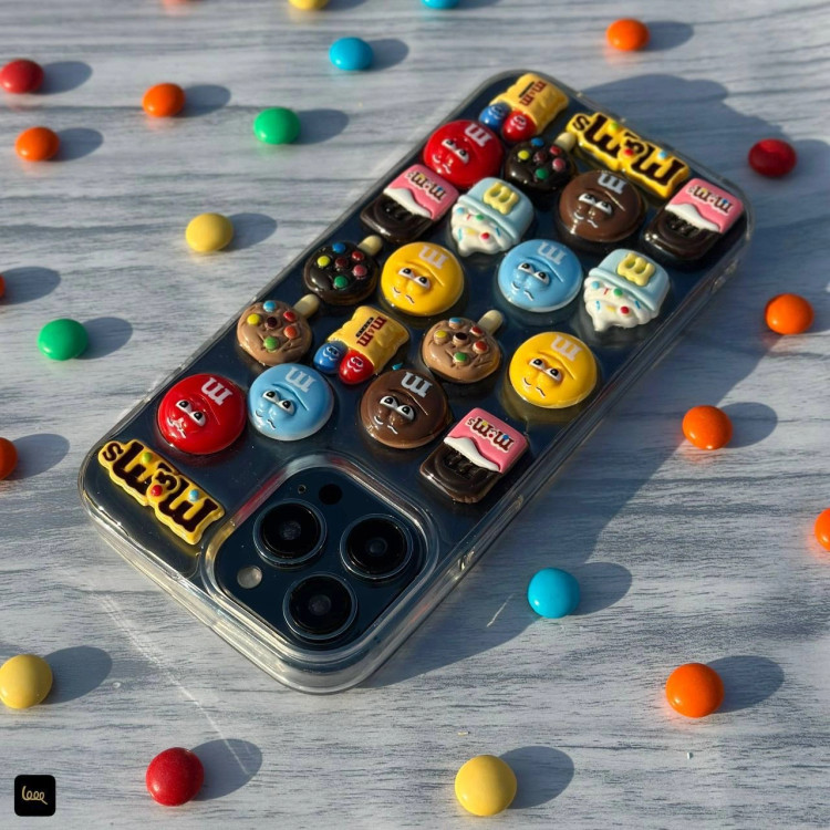 قاب گوشی MM Case طرح M&M سهبعدی آبنباتی (LP601)