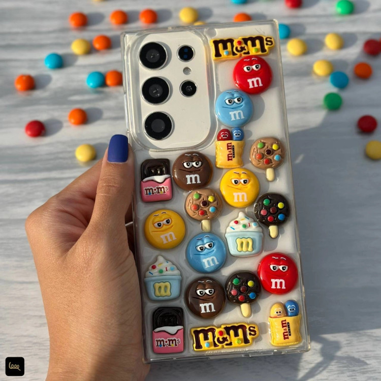 قاب گوشی MM Case طرح M&M سهبعدی آبنباتی (LP601)