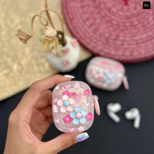 قاب ایرپاد گلدار (Airpods Case Flower) (LP443)