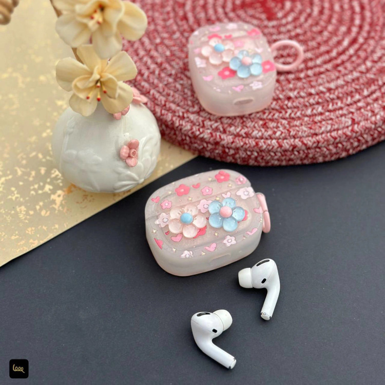 قاب ایرپاد گلدار (Airpods Case Flower) (LP443)